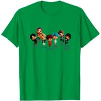 T-shirt Bts Bangtan pour hommes en noir — T-shirts pour hommes