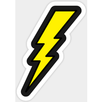 Lightning Bolt Sticker — Stickers & Decals