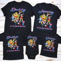 T-shirts assortis personnalisés avec nom pour la fête Sailor Moon — T-shirts pour hommes