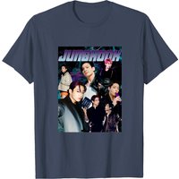 T-shirt classique BTS Jungkook JK Bootleg pour hommes