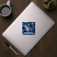 Van Gogh Never Saw The Last - Unicorn Sticker