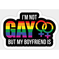 Funny Gay Gift Sticker — Stickers & Decals