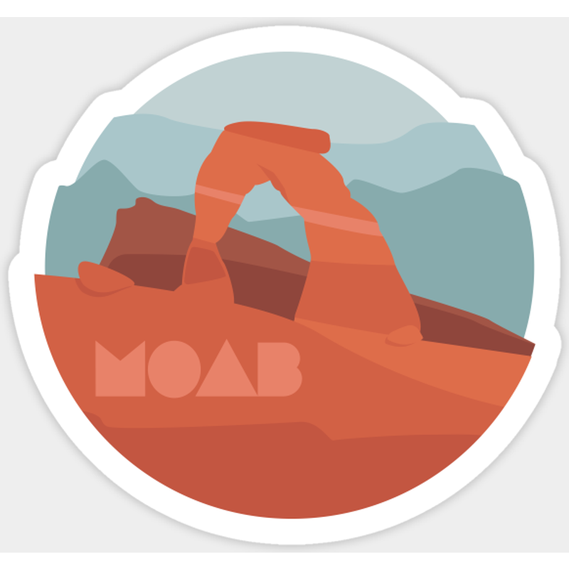 Autocollant Paysage de Moab - Utah — Autocollants et stickers