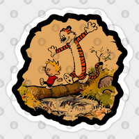 Calvin and Hobbes Sticker - Kiss-Cut Vinyl Decal