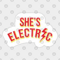 She's Electric - Electric Sticker