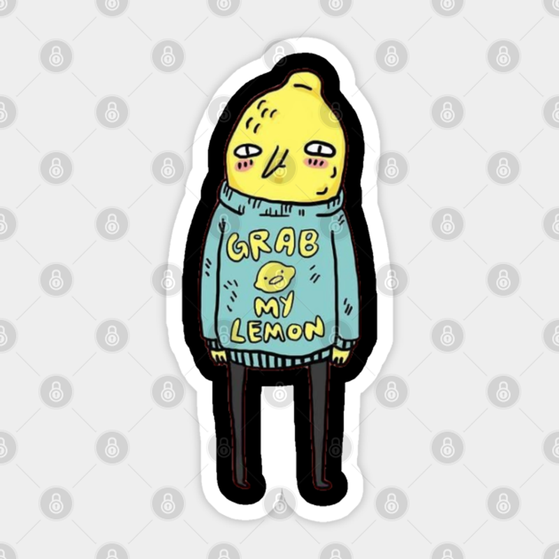 Lemon Funny Quote - Funny Lemongrab Sticker — Stickers & Decals