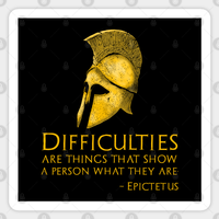 Epictetus Quote Sticker - Motivational Greek Philosophy - Stoicism — Stickers & Decals