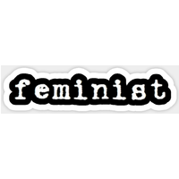 Feminist Sticker - Kiss-Cut Vinyl with Glossy Finish