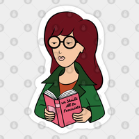 We Should All Be Feminists - Daria - Sticker — Stickers & Decals