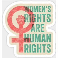 Women's Rights Are Human Rights Sticker