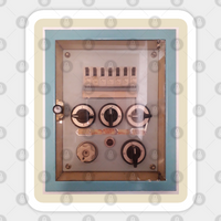 Vintage Fuse Box Sticker — Stickers & Decals