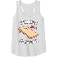 Votre trou est mon but - Débardeur pour hommes - Gris foncé — T-shirts pour hommes