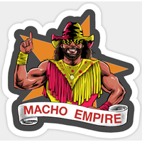 Autocollant Macho Man de Macho Empire