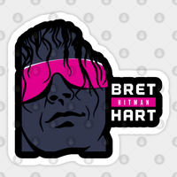 Autocollant Bret Hitman Hart