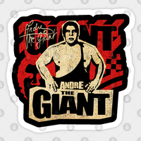 Autocollant vintage d'Andre The Giant — Autocollants et stickers