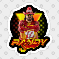 Autocollant Macho Man Slim Jum — Autocollants et stickers