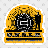 Autocollant The Man From U.N.C.L.E. - The Man From Uncle — Autocollants et stickers