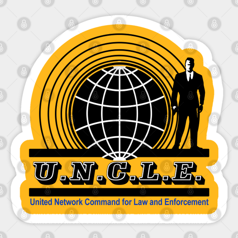 The Man From U.N.C.L.E. - The Man From Uncle Sticker — Stickers & Decals