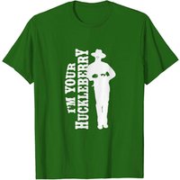 T-shirt Citation Cowboy I'm Your Huckleberry pour Hommes