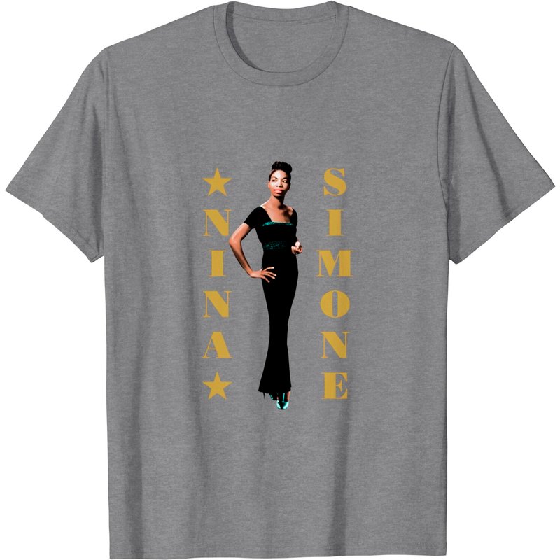 Nina Simone Men's T-Shirt in Royal Blue — Mens T Shirts
