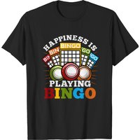 T-shirt Bingo pour hommes en noir — T-shirts pour hommes