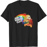 Arm The Working Class 80s Cartoon Meme Design Men's T-Shirt — Mens T Shirts