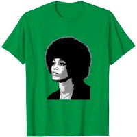 Angela Davis Men's Black T-Shirt — Mens T Shirts