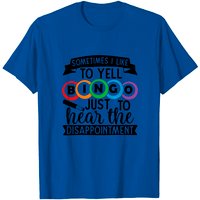 T-shirt Parfois Je Crie Bingo pour Maman et Grand-mère Amatrice de Bingo — T-shirts pour hommes