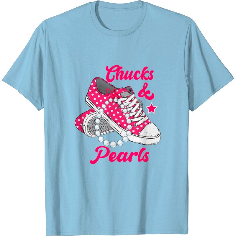 T-shirt Chucks And Pearls pour hommes - Noir — T-shirts pour hommes