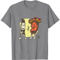 T-shirt Humor Rice & Bean pour hommes en noir