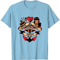 T-shirt Sailor Jerry Wash Your Damn Hands Tattoo pour hommes — T-shirts pour hommes