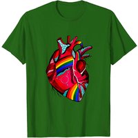 Pride Heart Men's T-Shirt in Black