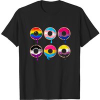 T-shirt Pride Donuts pour hommes en noir — T-shirts pour hommes