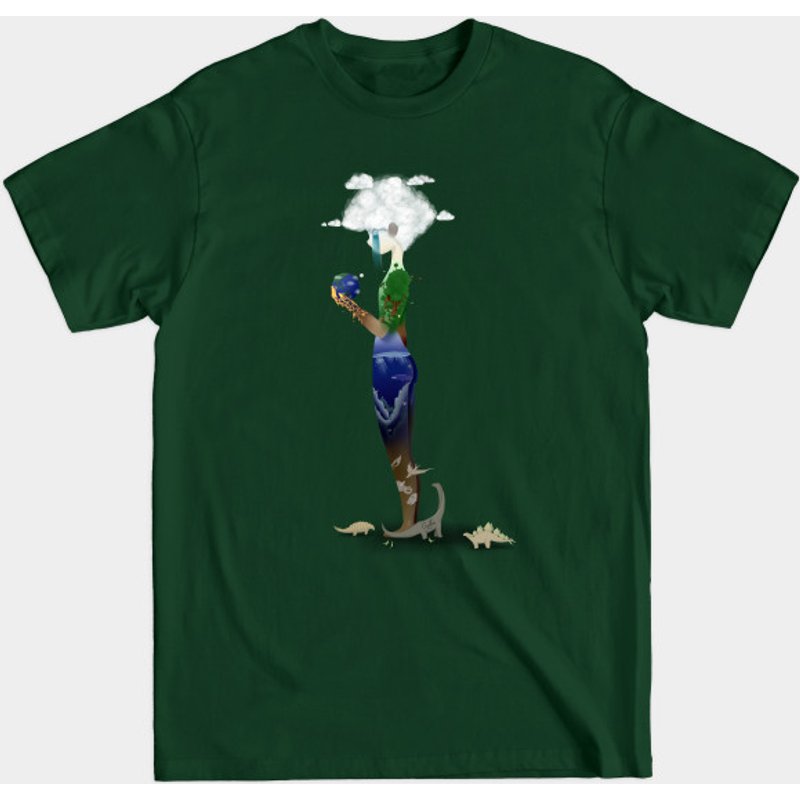 Earth Men's Black T-Shirt — Mens T Shirts
