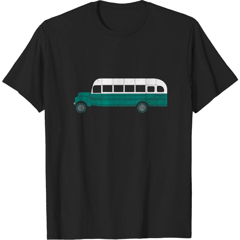 T-shirt pour hommes The Magic Bus Wild en noir — T-shirts pour hommes
