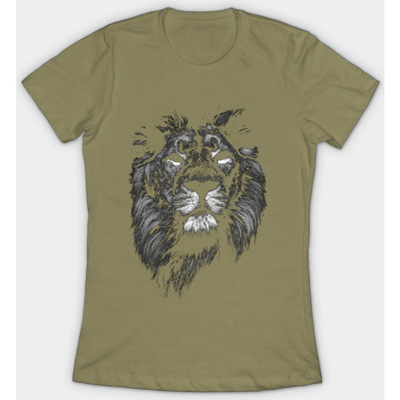 Indian Lion Men's T-Shirt - Black — Mens T Shirts