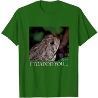 I Toad You - Toad Men's T-Shirt in Black — Mens T Shirts