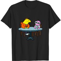 Smiling Friends Classic T-Shirt for Men in Black — Mens T Shirts