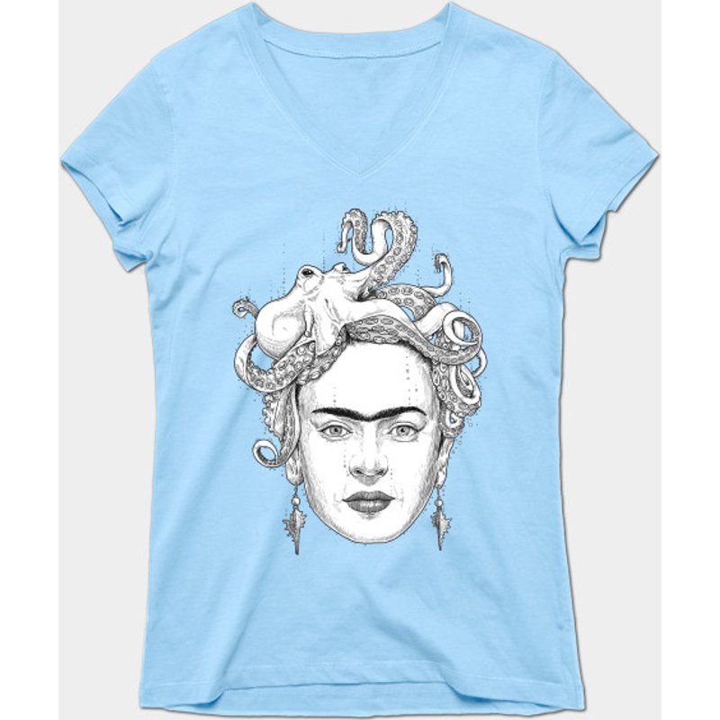 T-shirt pour hommes Frida Kahlo en noir — T-shirts pour hommes