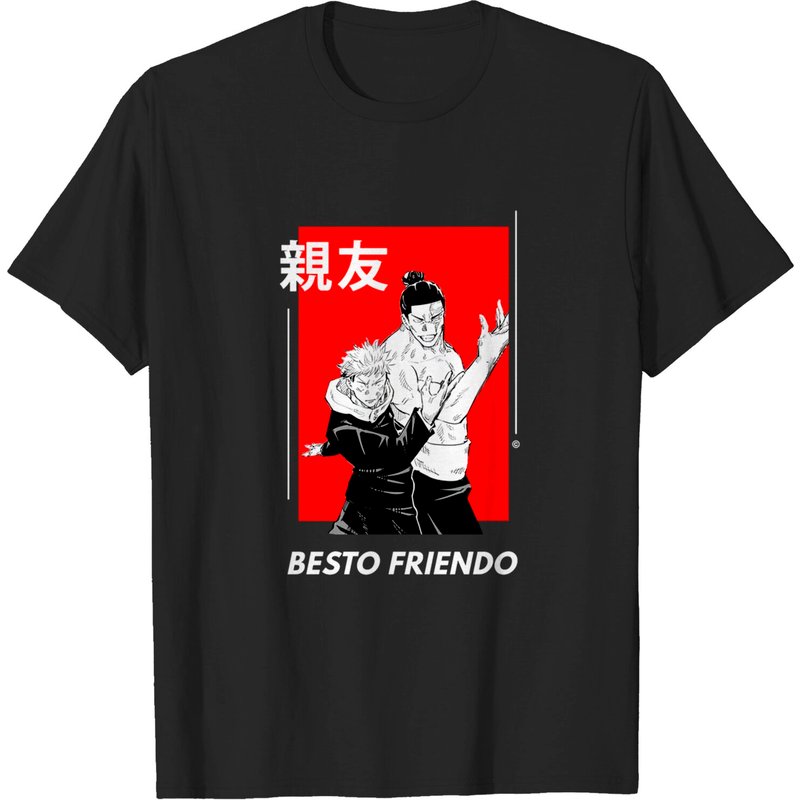 Besto Friendo - Itadori et Todo Pose | T-Shirt Jujutsu no Kaisen