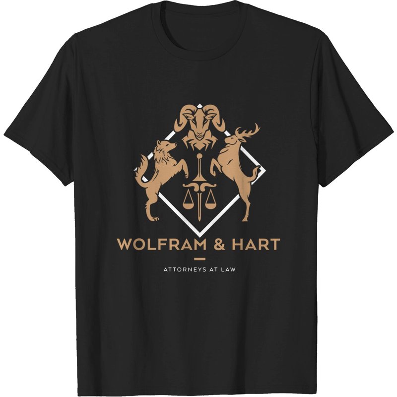 T-shirt Wolfram And Hart Buffy The Vampire Slayer pour hommes — T-shirts pour hommes