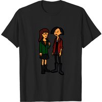 Daria And Jane - T-shirt Daria pour hommes en noir