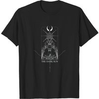 T-shirt The Dark Sun pour hommes en noir