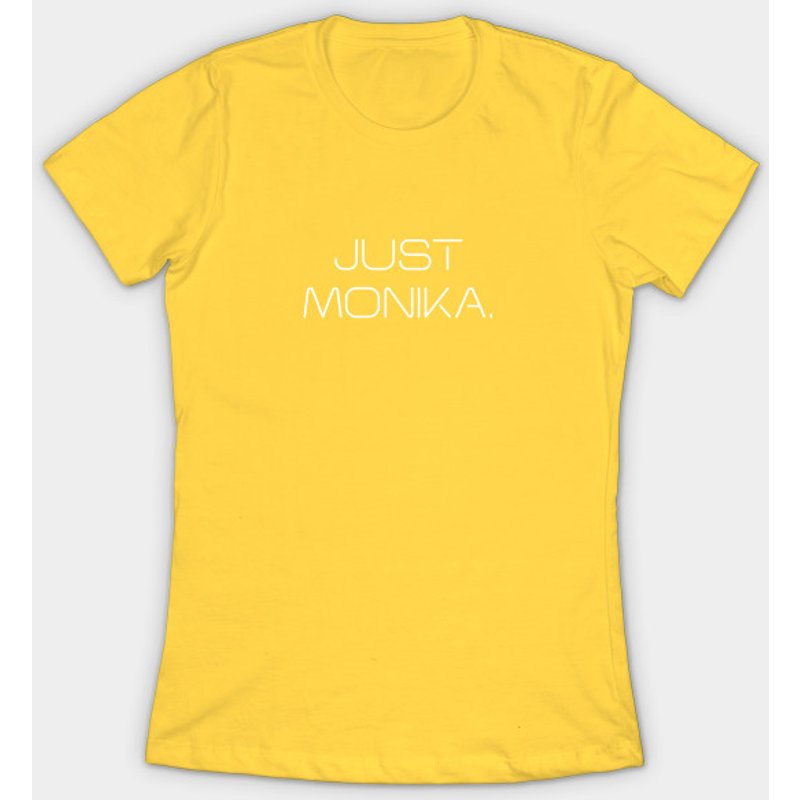 Just Monika T-shirt Blanc - Jeu pour Hommes — T-shirts pour hommes