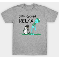 T-shirt You Gotta Relax Meeseeks Rick And Morty pour hommes — T-shirts pour hommes