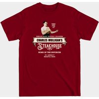 T-shirt Charles Mulligan's Steakhouse Parks And Recreation pour hommes