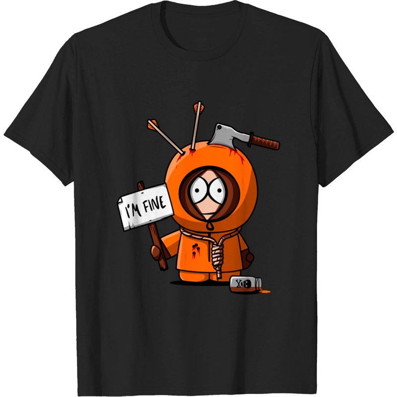 I'm Fine - Kenny - T-shirt pour hommes — T-shirts pour hommes
