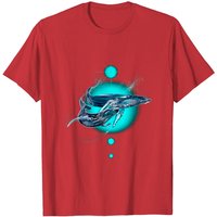 T-shirt Noir pour Hommes Cosmic Whales