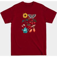 T-shirt de jardinage pour hommes en noir