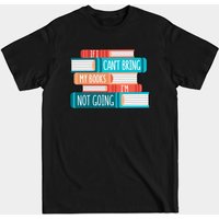 T-shirt pour hommes avec citation de lecture en noir